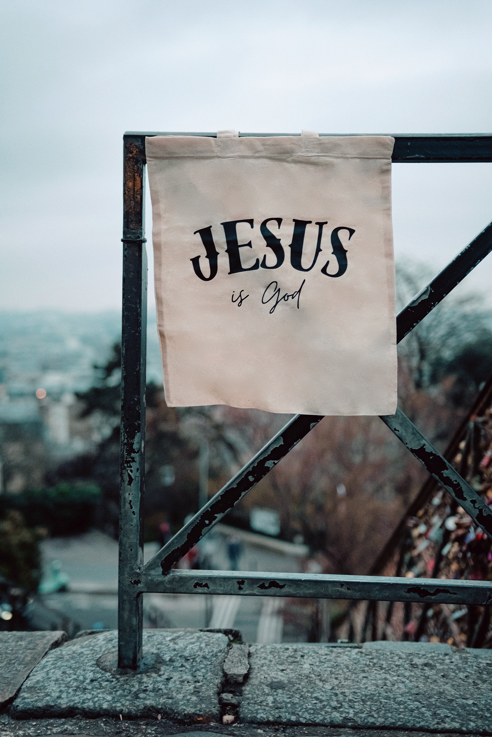 Tote Bag Sand Gracefull cover - Jesus is God